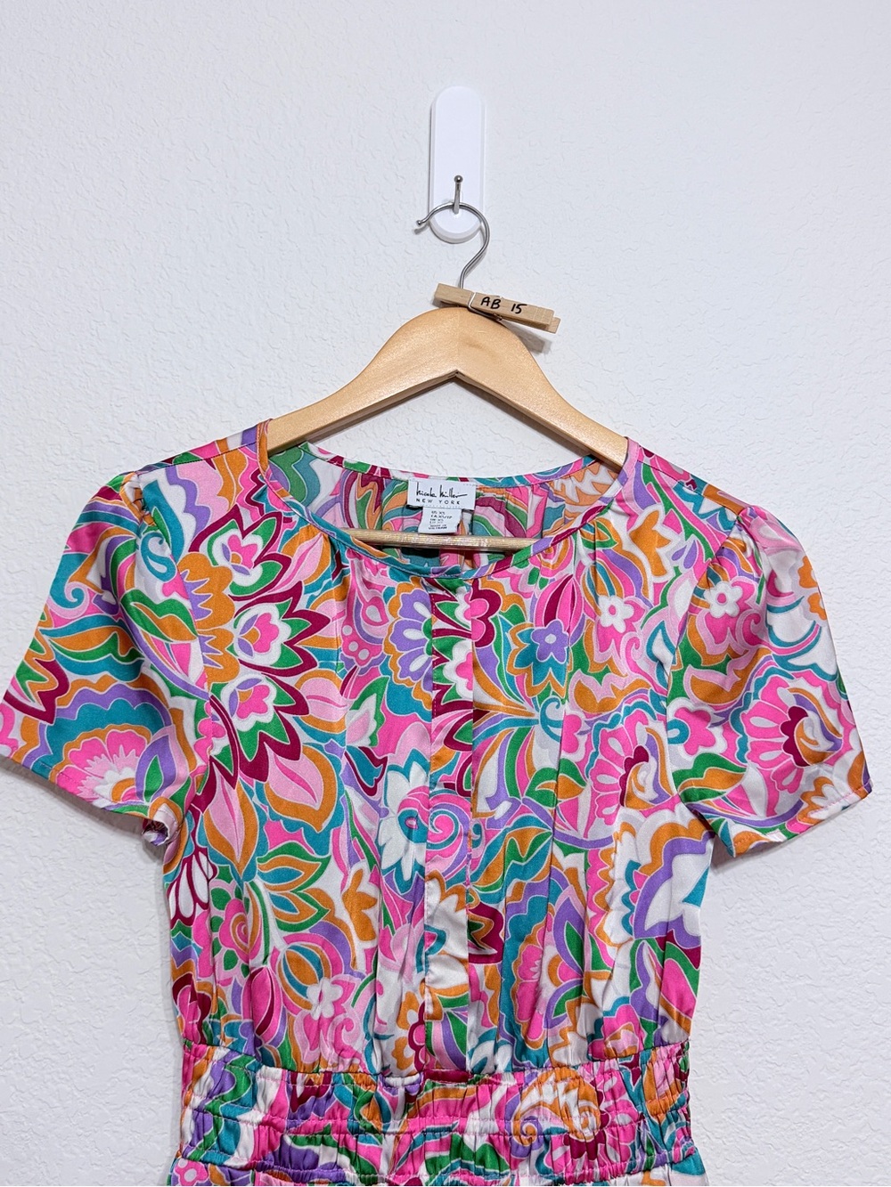 Nicole Miller Somerset dress in multicolor floral size XS - Picture 7 of 16